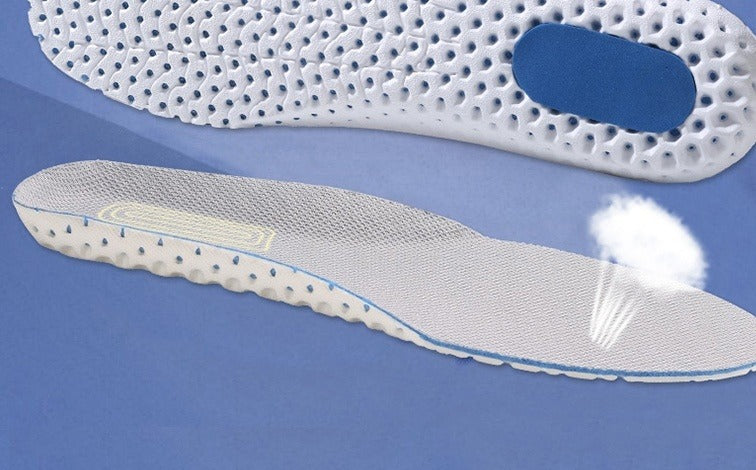 Arvo cushioned insoles, white/blue