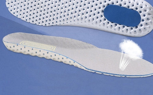 Arvo cushioned insoles, white/blue